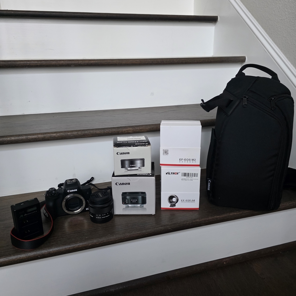Canon M50 Mark II Black Camera Bundle with Accessories